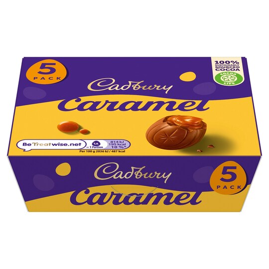 Cadbury 5 Caramel Egg 195G Tesco Groceries