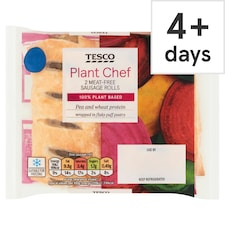Tesco Plant Chef 2 Meat-Free Sausage Rolls 120g