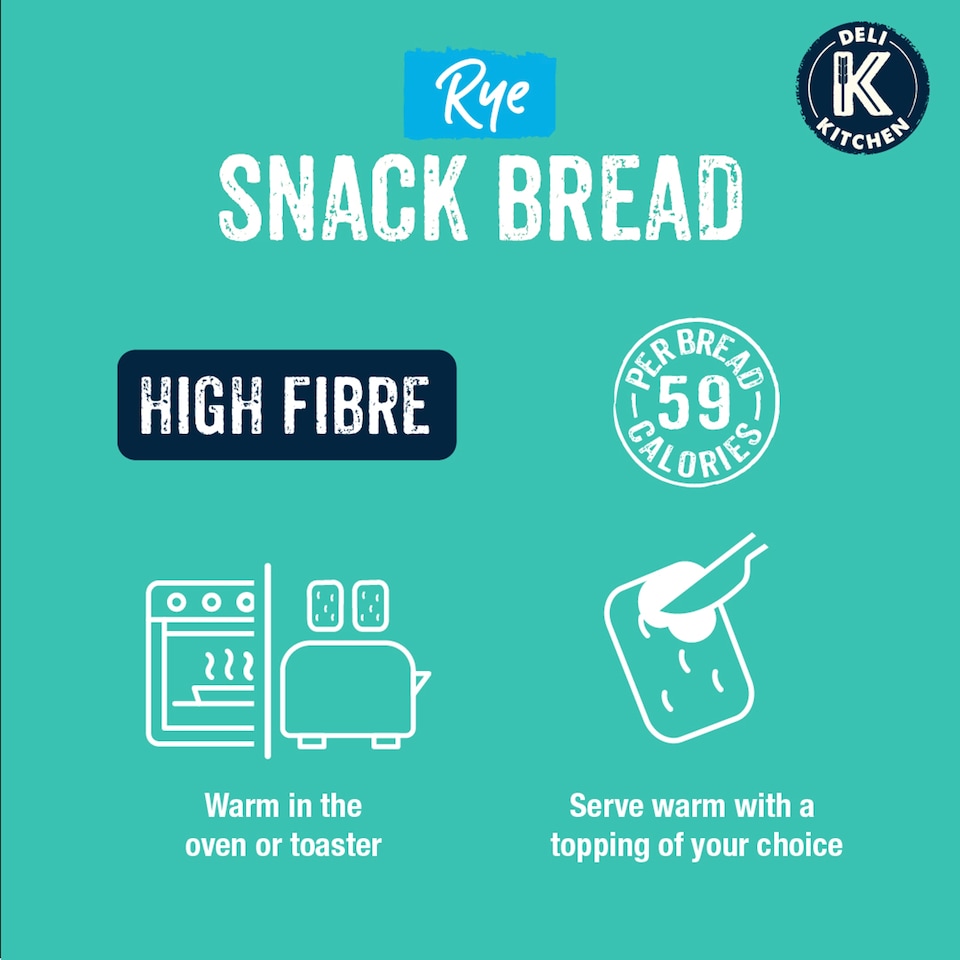 image 1 of Deli Kitchen 6 Rye Snackbreads