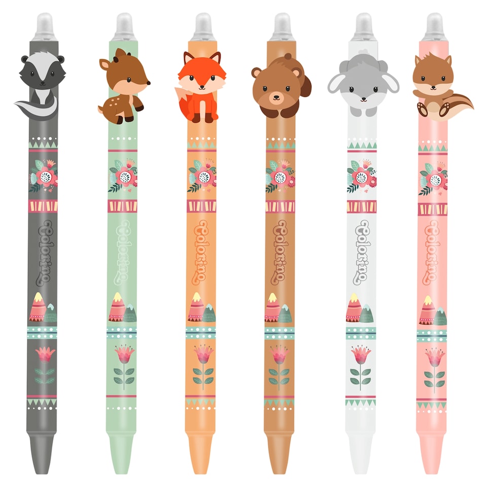 Colorino Little Foxes zmazateľné pero 1 ks