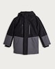 image 4 of F&F Boys Colour Block Hooded Waterproof Jacket in Grey