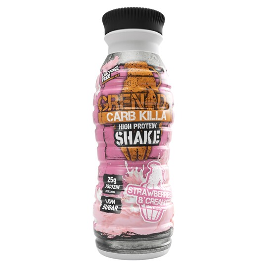 Grenade High Protein Strawberry & Cream 330Ml Tesco Groceries