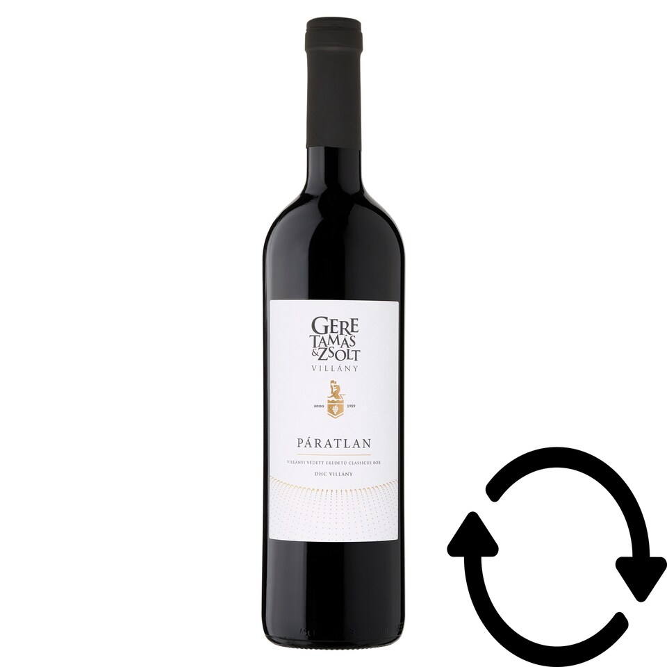 Gere Tamás & Zsolt Páratlan Villányi Cuvée classicus vörösbor 13,5% 750 ml