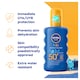 image 3 of NIVEA SUN Kids Protect & Care Coloured Sun Cream Spray SPF50+ 200ml