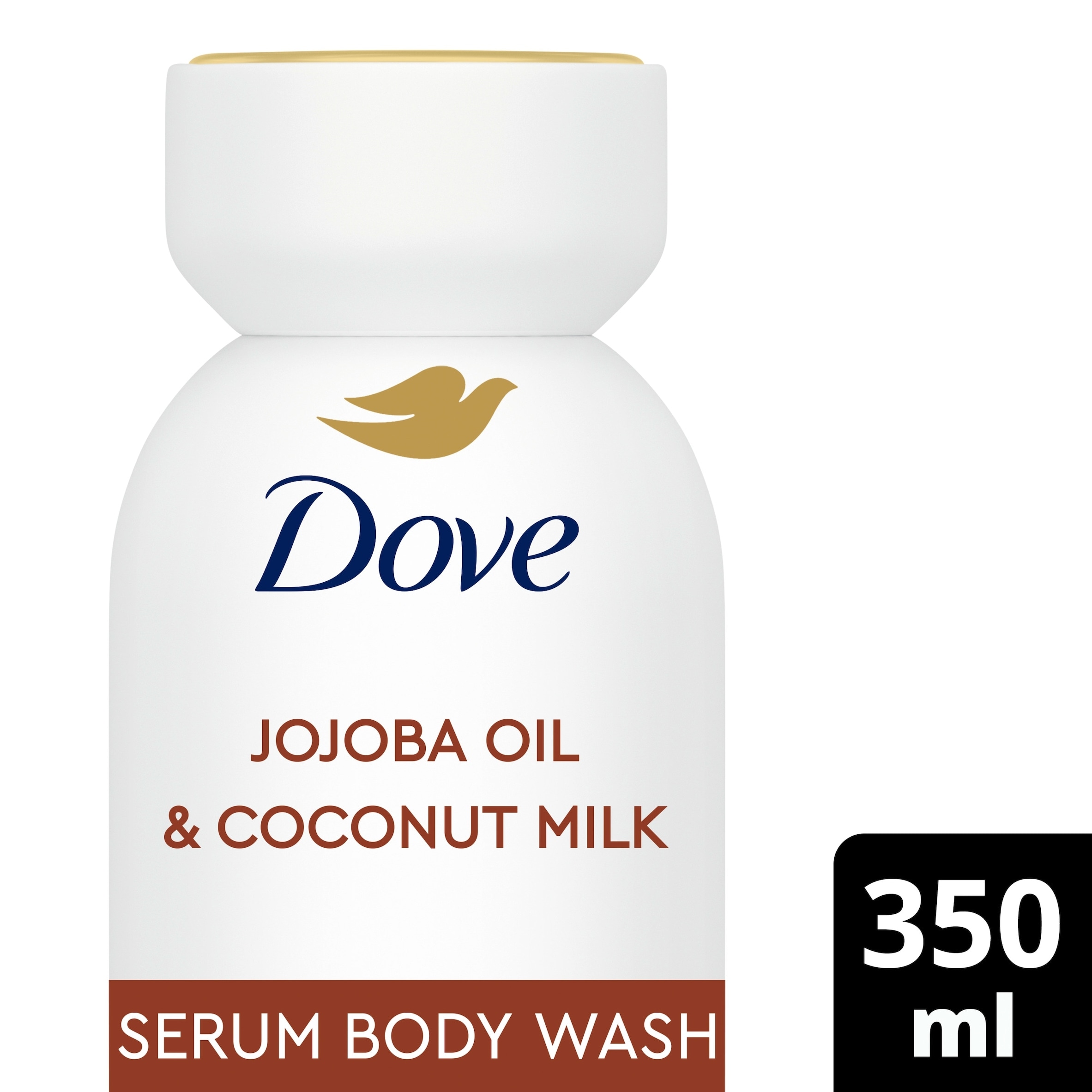Dove Body + Mind Jojoba Oil & Coconut Milk Bodywash Serum 350ml