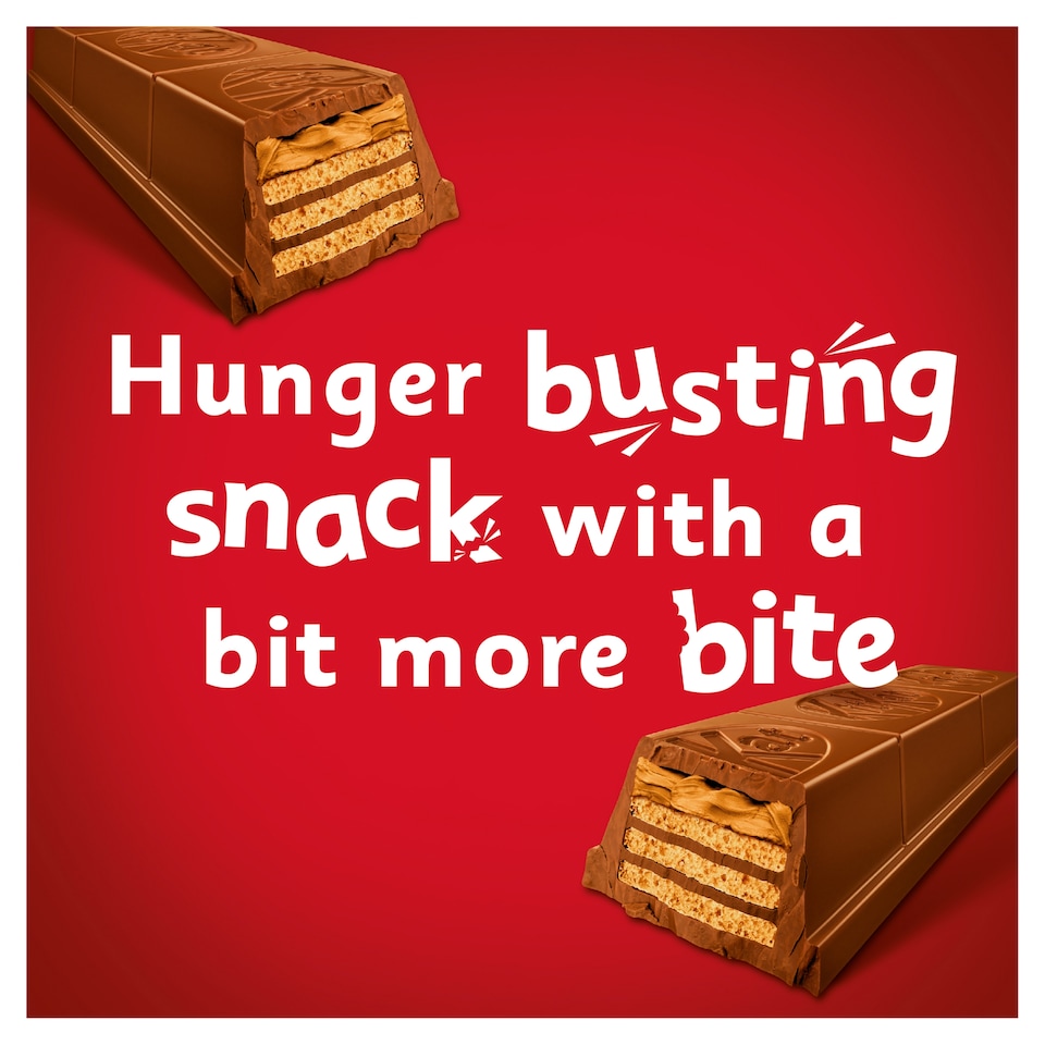 image 1 of Kit Kat Chunky Peanut Butter Chocolate Snacksize Bar Multipack 34g 4 Pack
