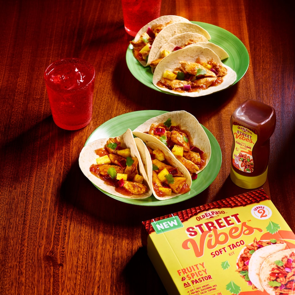 image 1 of Old El Paso Street Vibes Soft Taco Kit - Al Pastor 257g