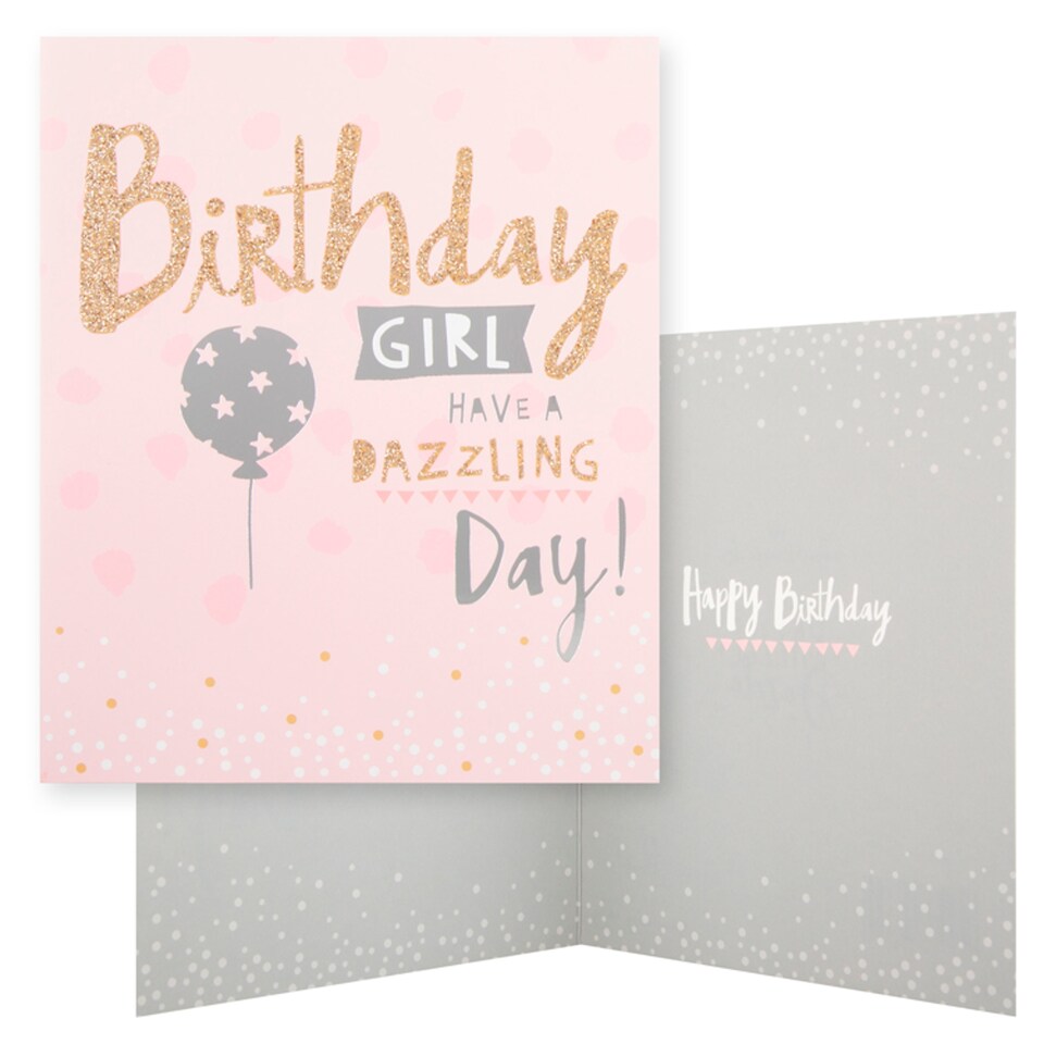 Hallmark Birthday Card Birthday Girl Have A Dazzling Day!