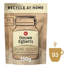 Douwe Egberts Pure Gold Paper Refill Instant Coffee 150G