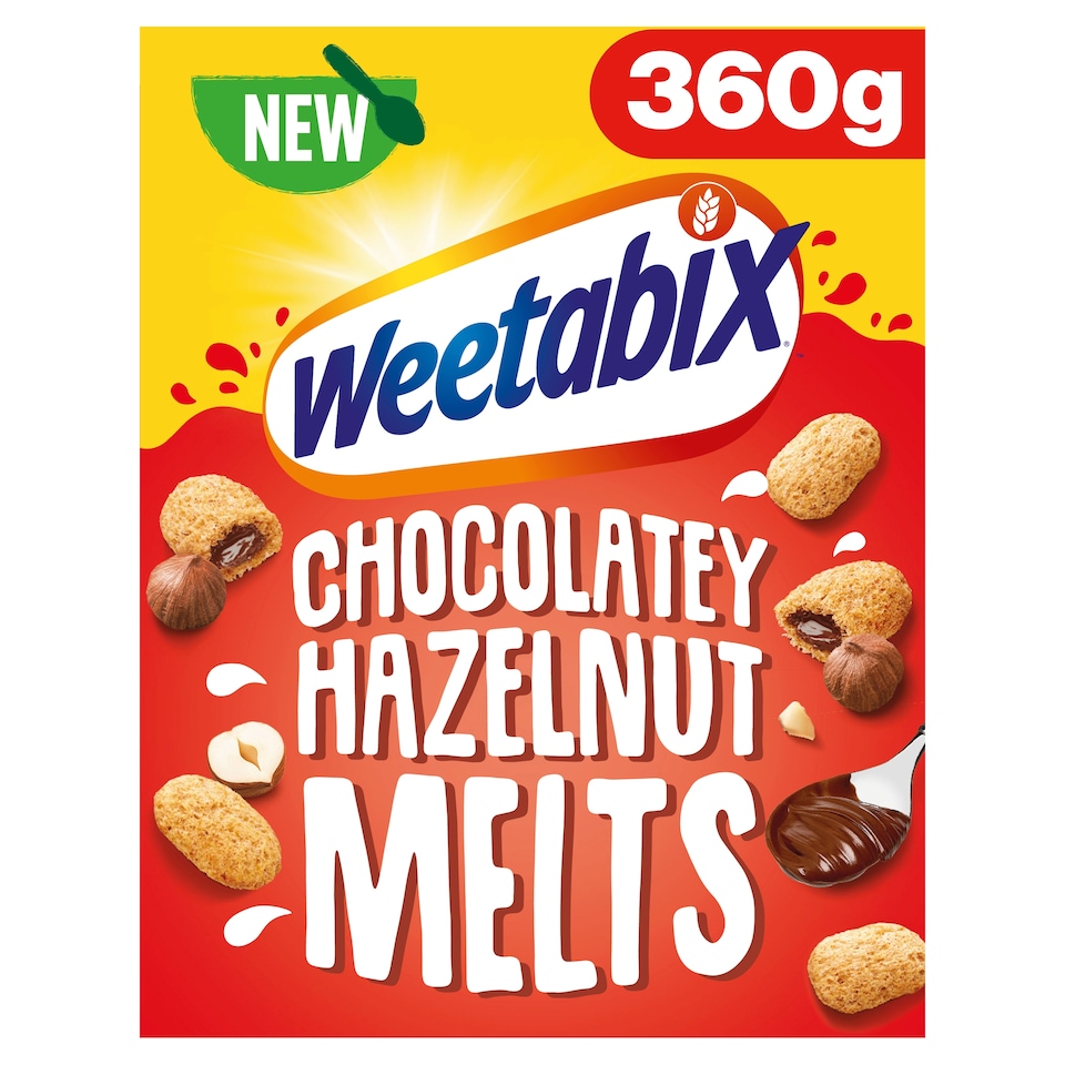 Weetabix Chocolatey Hazlenut Melts Cereal 360G