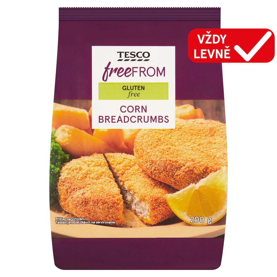 Tesco Free From Kukuřičná strouhanka 200g