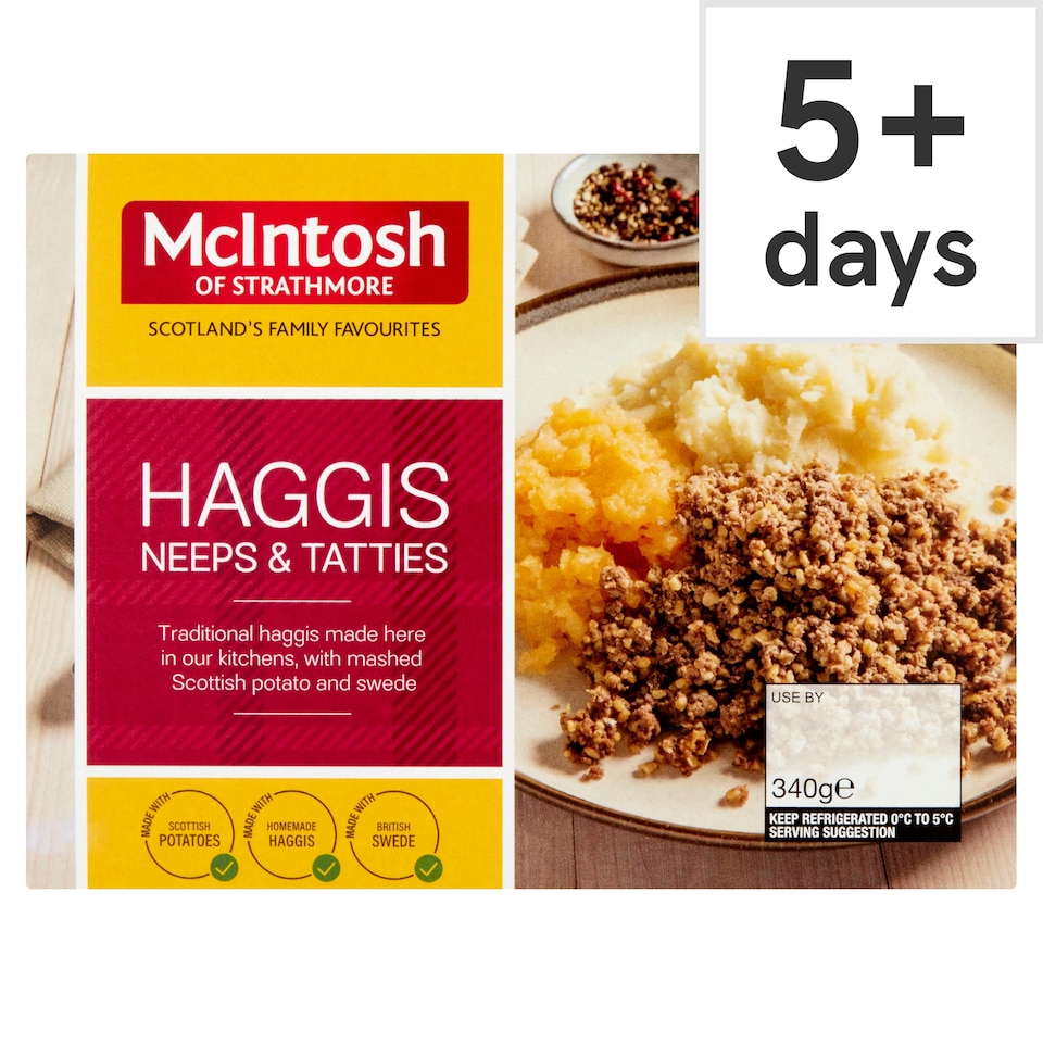 Mcintosh Haggis Neeps & Tatties 340G (L)