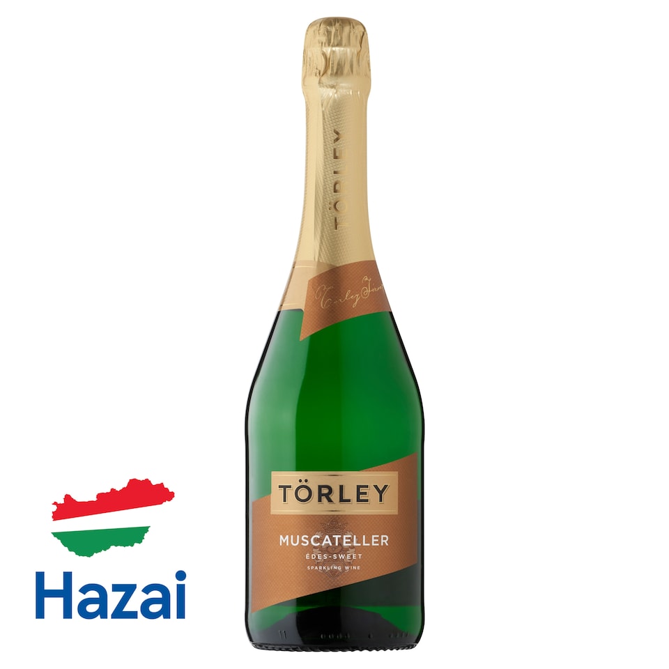 Törley Muscateller édes, fehér pezsgő 10,5% 0,75 l