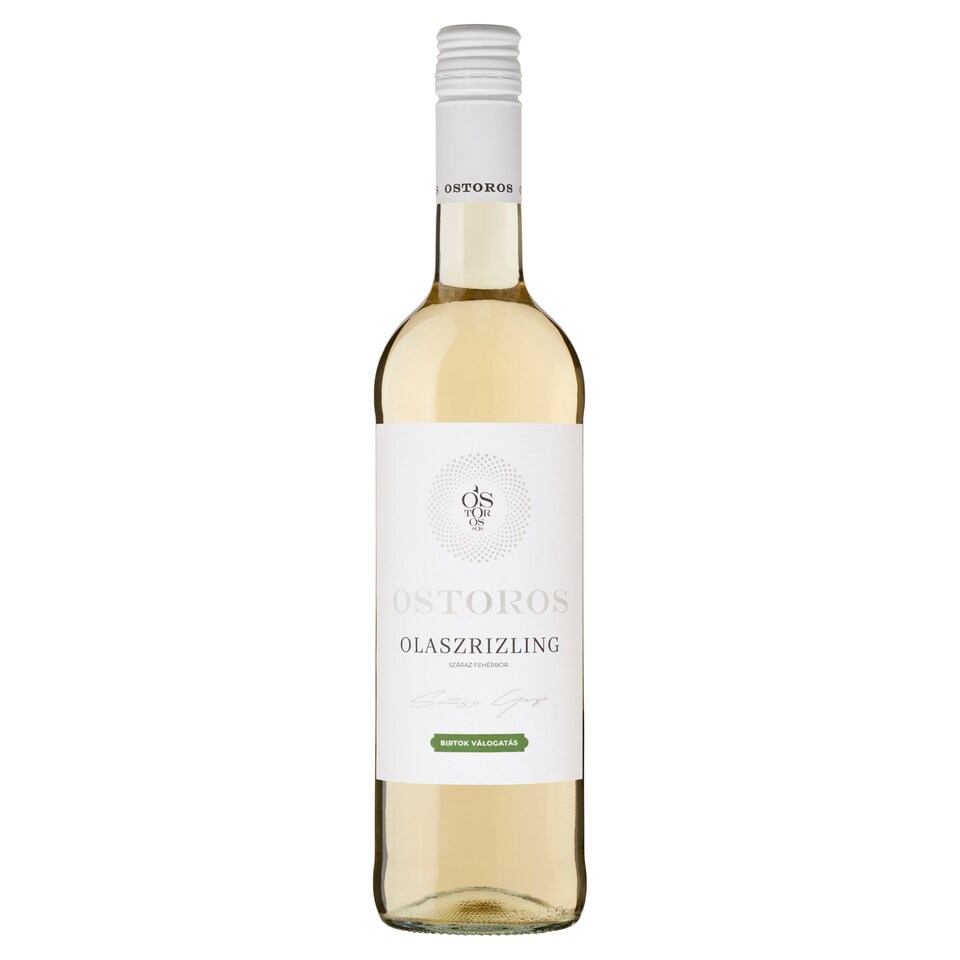 image 1 of Ostorosbor Felső-Magyarországi Olaszrizling Dry White Wine 13% 750 ml