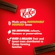 image 3 of KitKat 2 Finger Dark Chocolate Biscuit Bar 8 Pack Multipack 165.6g