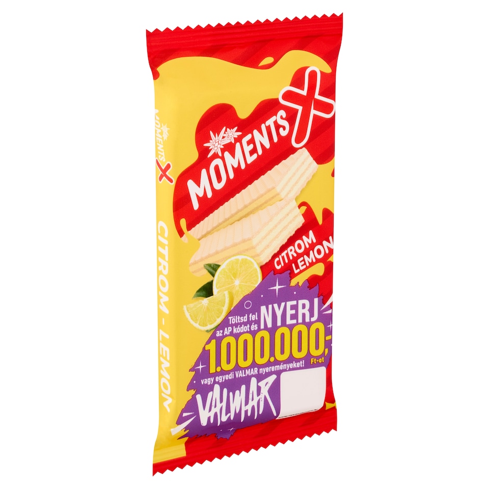 Moments X citromos krémmel töltött ostyaszelet 42 g  1. kép