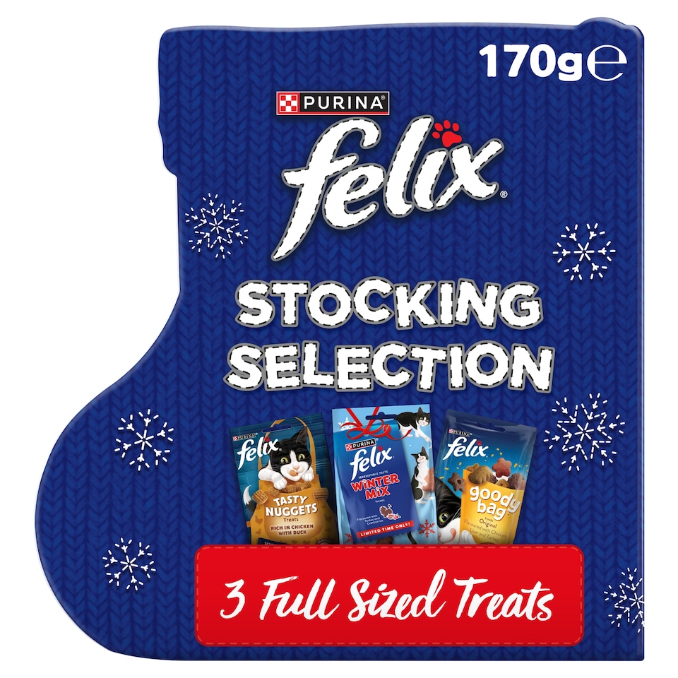 image 1 of FELIX Cat Treats Christmas Selection Stocking 170g