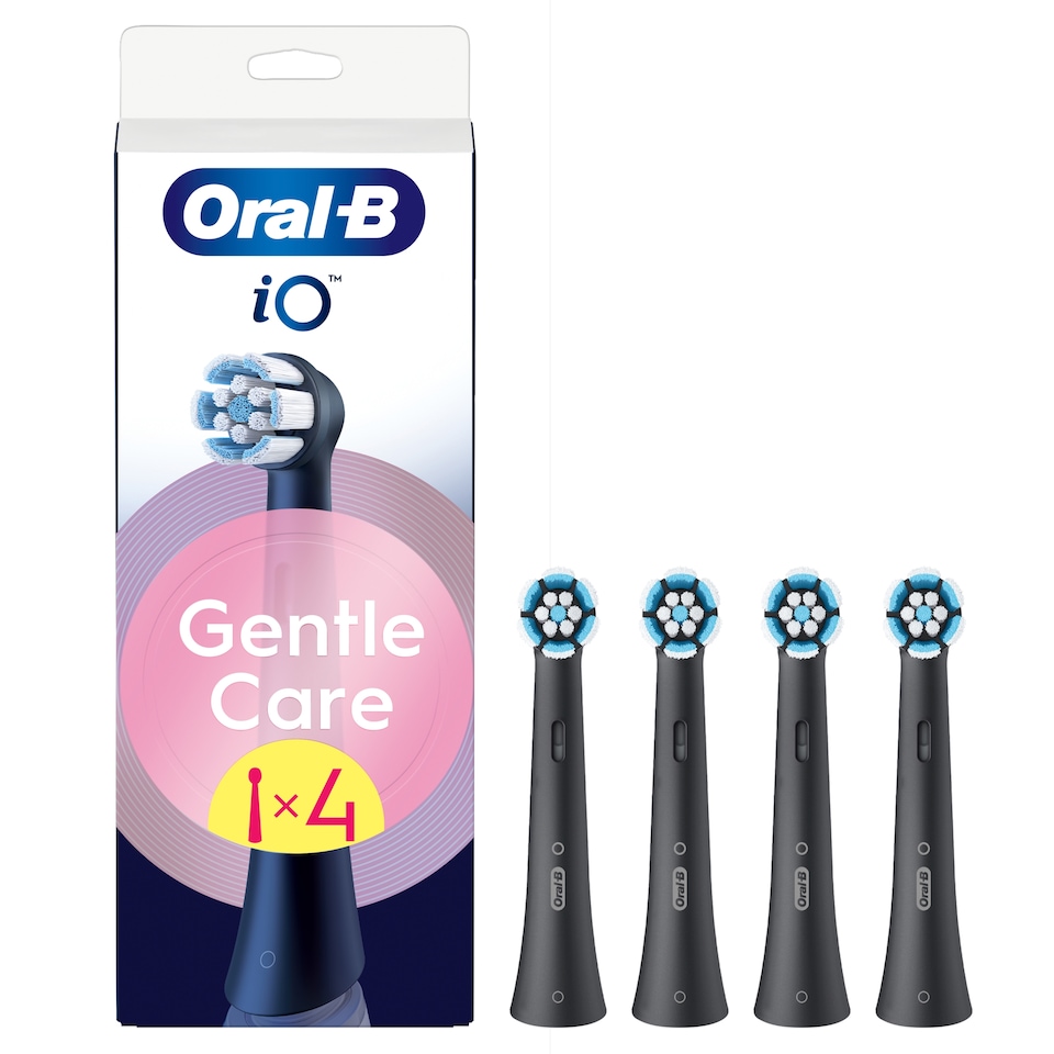 image 1 of Oral-B iO Gentle Clean Black Brush Heads 4 PACK