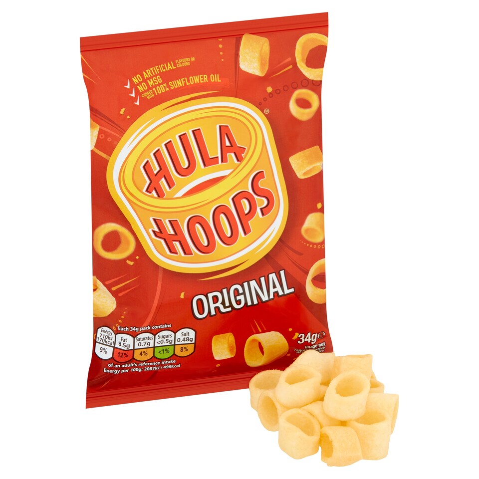 image 1 of Kp Hula Hoops Original Snack 34G