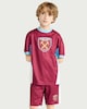 image 1 of West Ham United 2-Piece T-Shirt and Shorts Set in Burgundy