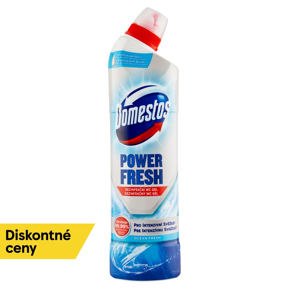 obrázok 1 z Domestos POWER FRESH Dezinfekčný WC gél Ocean Fresh 700 ml
