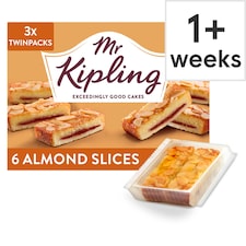 Mr Kipling Almond Slices 6 Pack