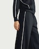 image 2 of F&F Active EVERYHOUR Side Stripe Wide Leg Joggers in Black