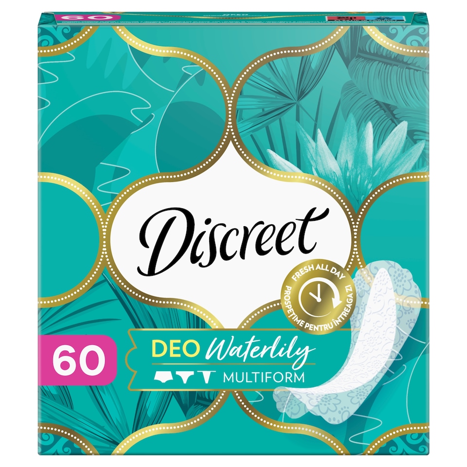 obrázok 1 z Intímky Discreet Priedušný materiál Multiform Waterlilly x60