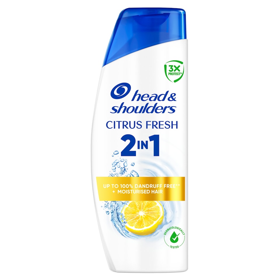 image 1 of Head & Shoulders 2 in 1 Citrus Fresh Shampoo & Conditioner 330ml