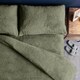 image 4 of Silentnight Green Teddy Duvet Double