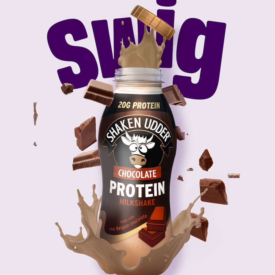 image 1 of Shaken Udder Chocolate Protein Milkshake 330ml
