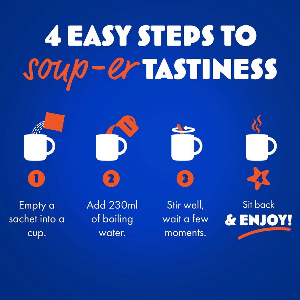 image 1 of Batchelors Cup A Soup Minestrone 4 Pack 94G