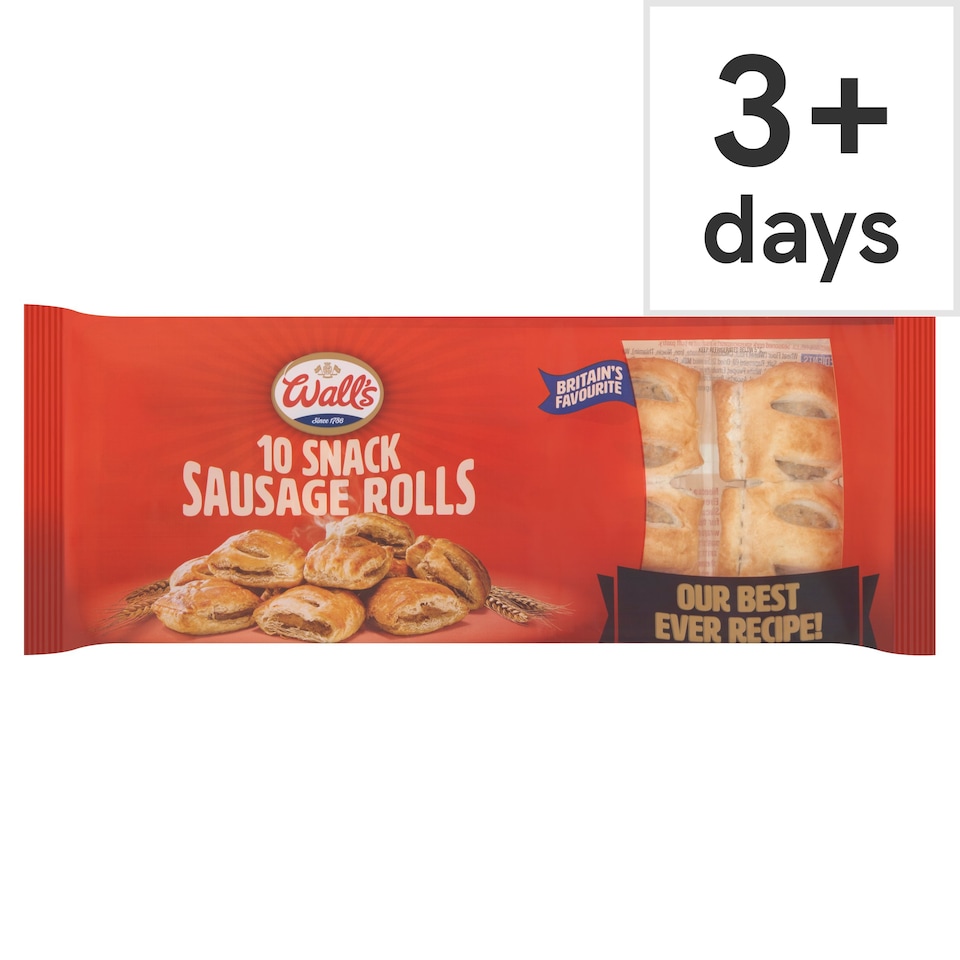 Wall's Snack Sausage Rolls 10 Pack 270g
