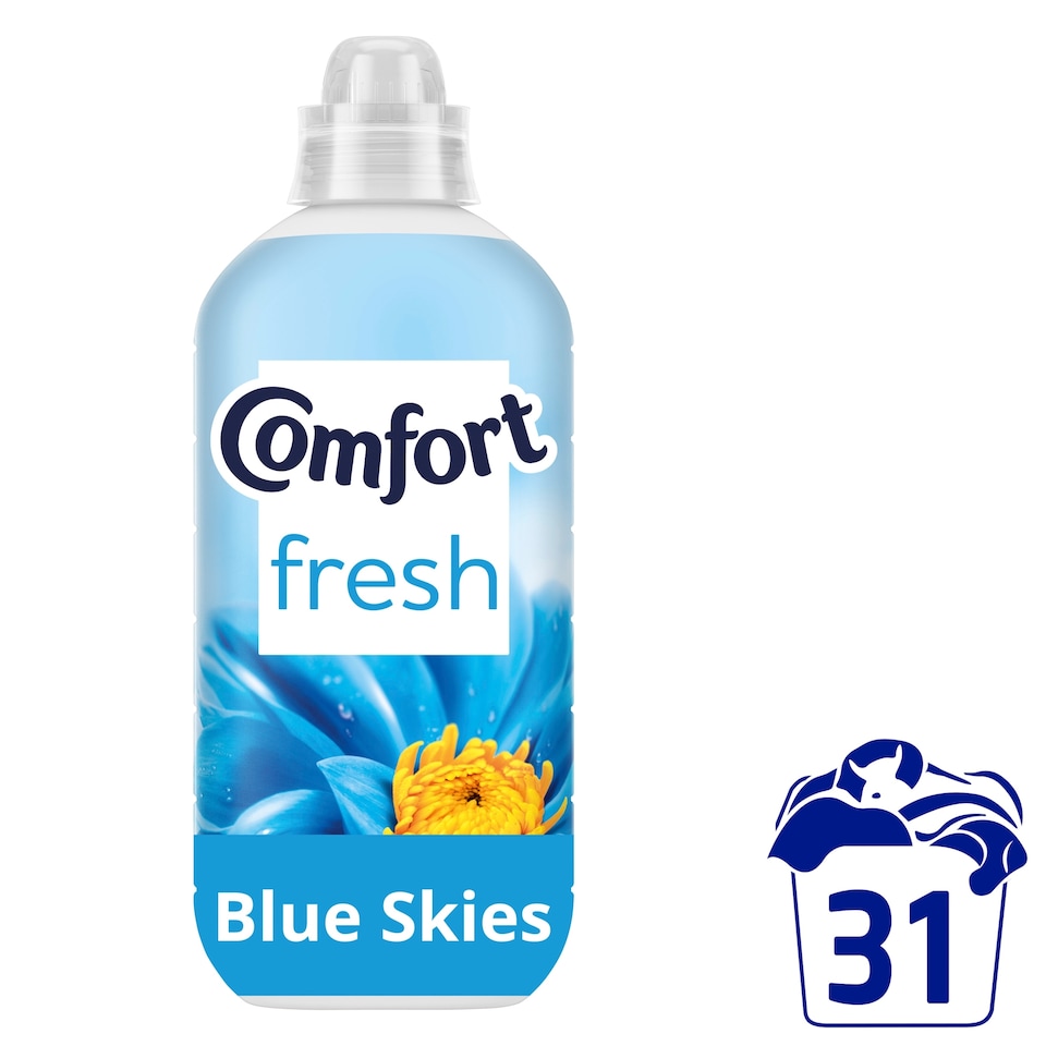 image 1 of Comfort Fabric Conditioner Blue Skies 31 Washes 930ml