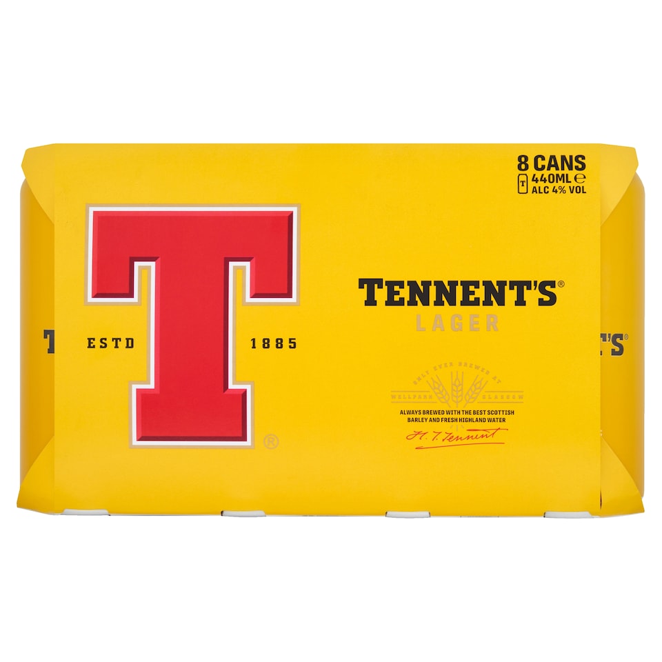 image 1 of Tennents Lager 8x440ml