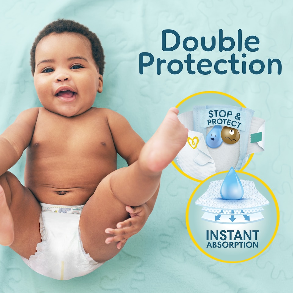 image 1 of Pampers New Baby Size 2 31 Nappies