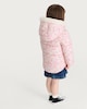 image 3 of F&F Girls Floral Print Padded Coat in Pink
