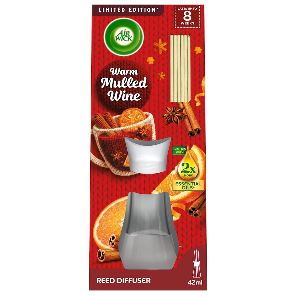 Air Wick Limited Edition Reed Diffuser Mulled Wine 42ml