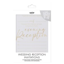 Ginger Ray Reception invites with Envelope