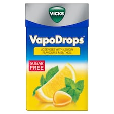 VICKS SUGAR FREE VAPODROPS MENTHOL LOZENGES 42G