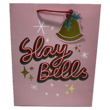 Tesco Slay Bells Large Christmas Gift Bag