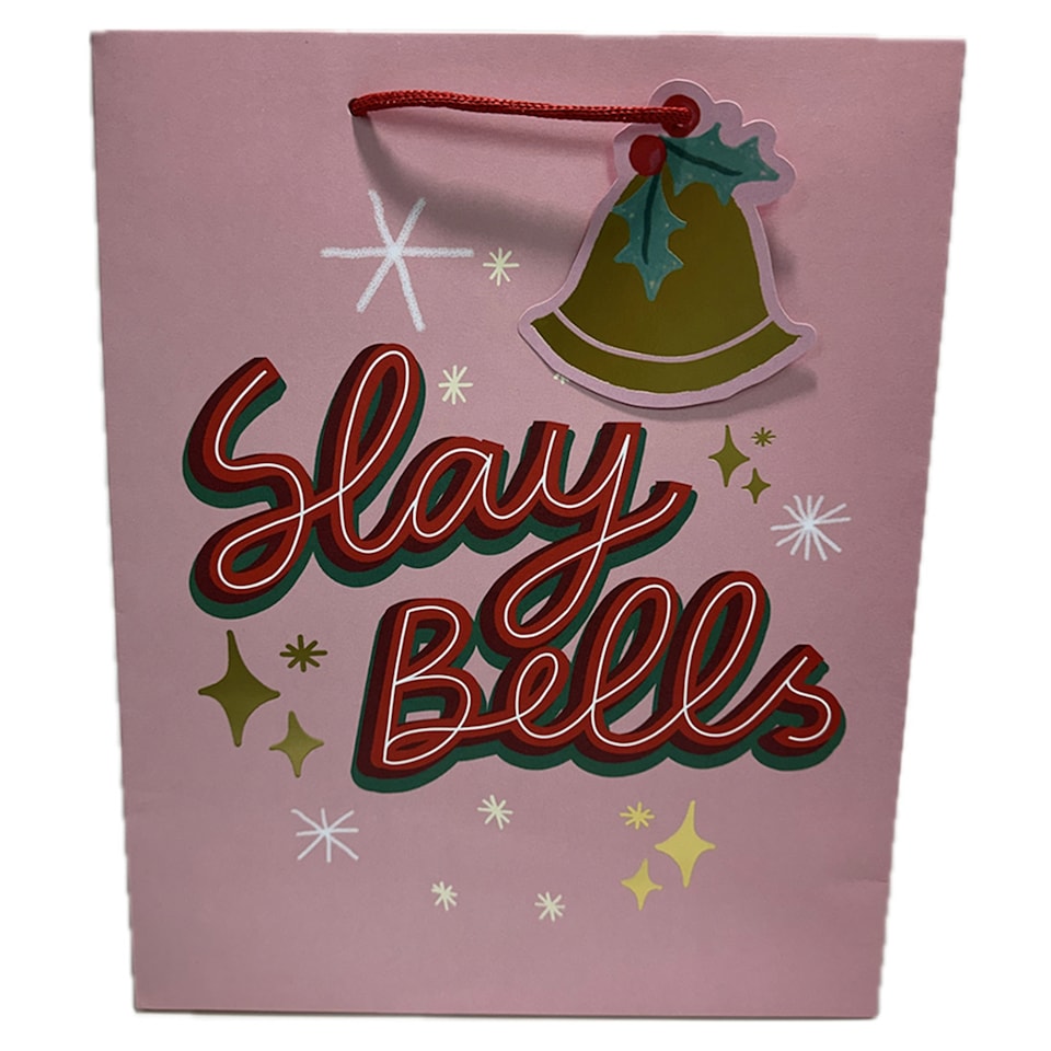 image 1 of Tesco Slay Bells Large Christmas Gift Bag