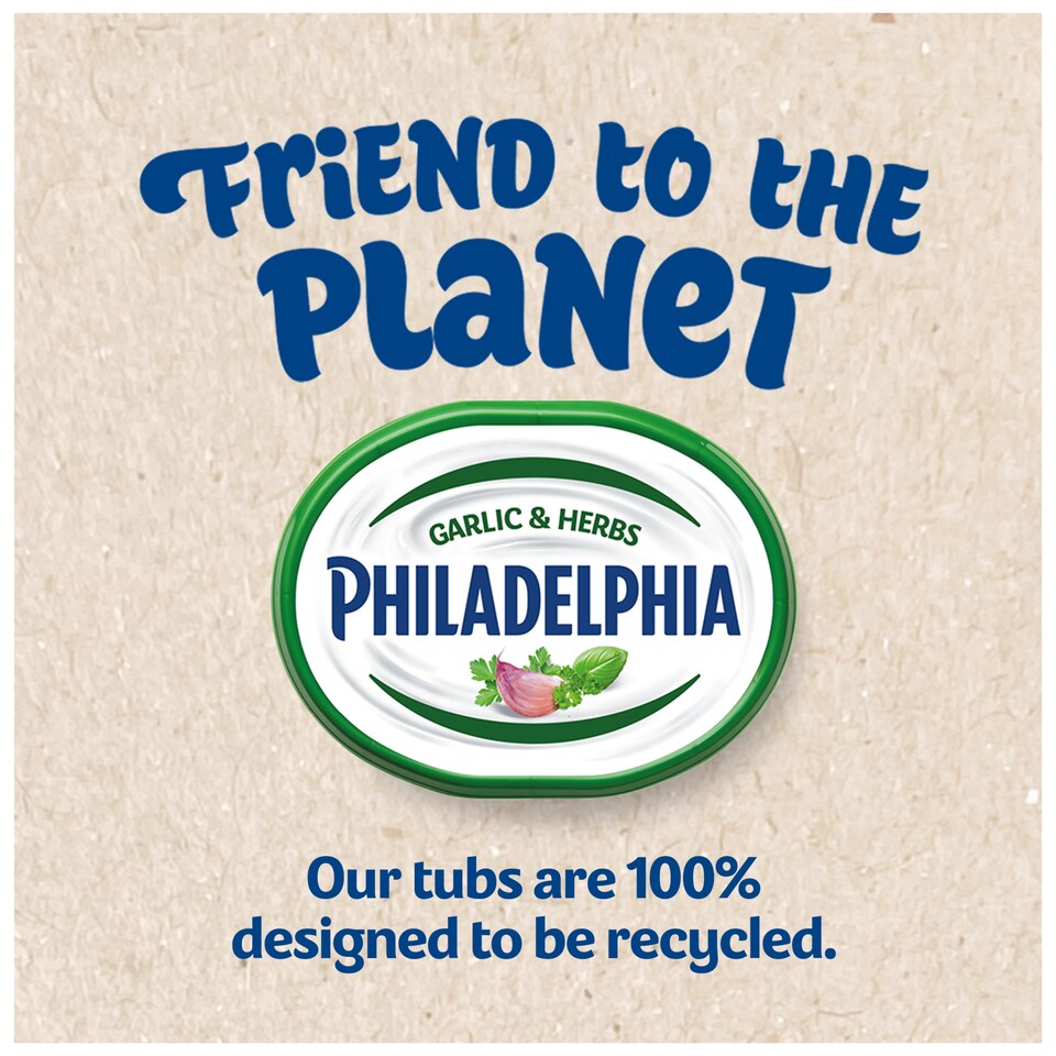 image 1 of Philadelphia Garlic & Herbs Soft Cream Cheese 165G