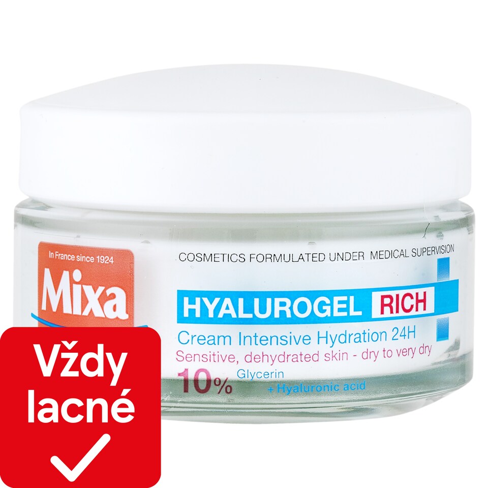 Mixa Hyalurogel hydratačný krém Rich, 50 ml