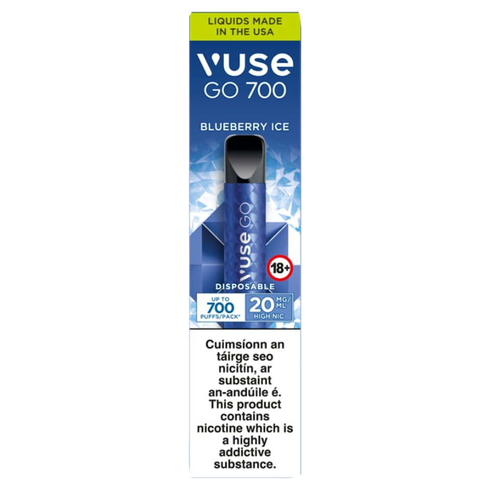 Vuse Go 700 Blueberry Ice 20Mg/Ml