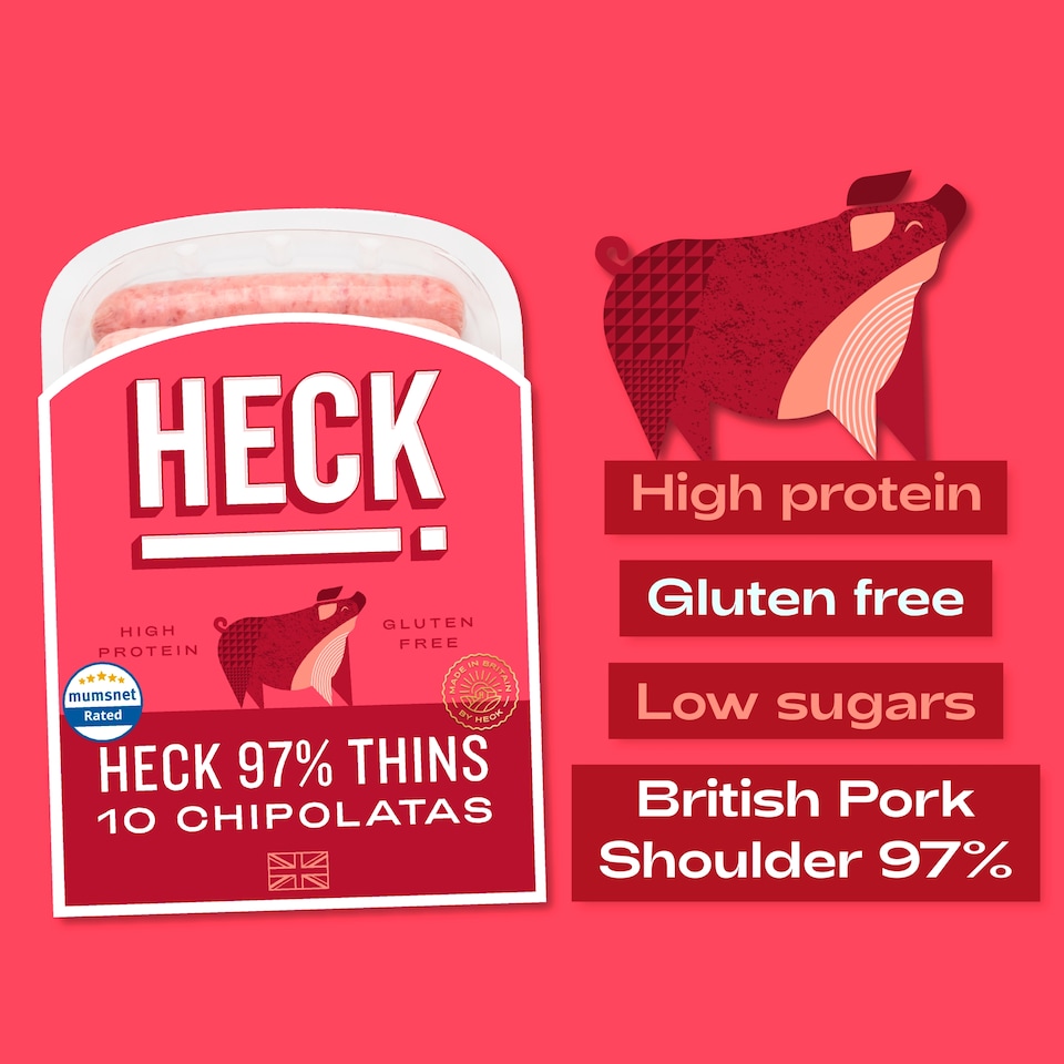 image 1 of Heck 10 Pork Chipolatas 340G