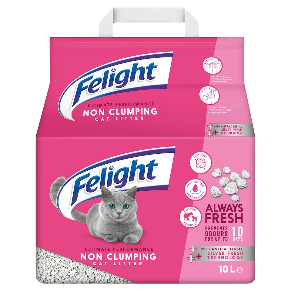 image 1 of Felight Non Clumping Cat Litter 10L