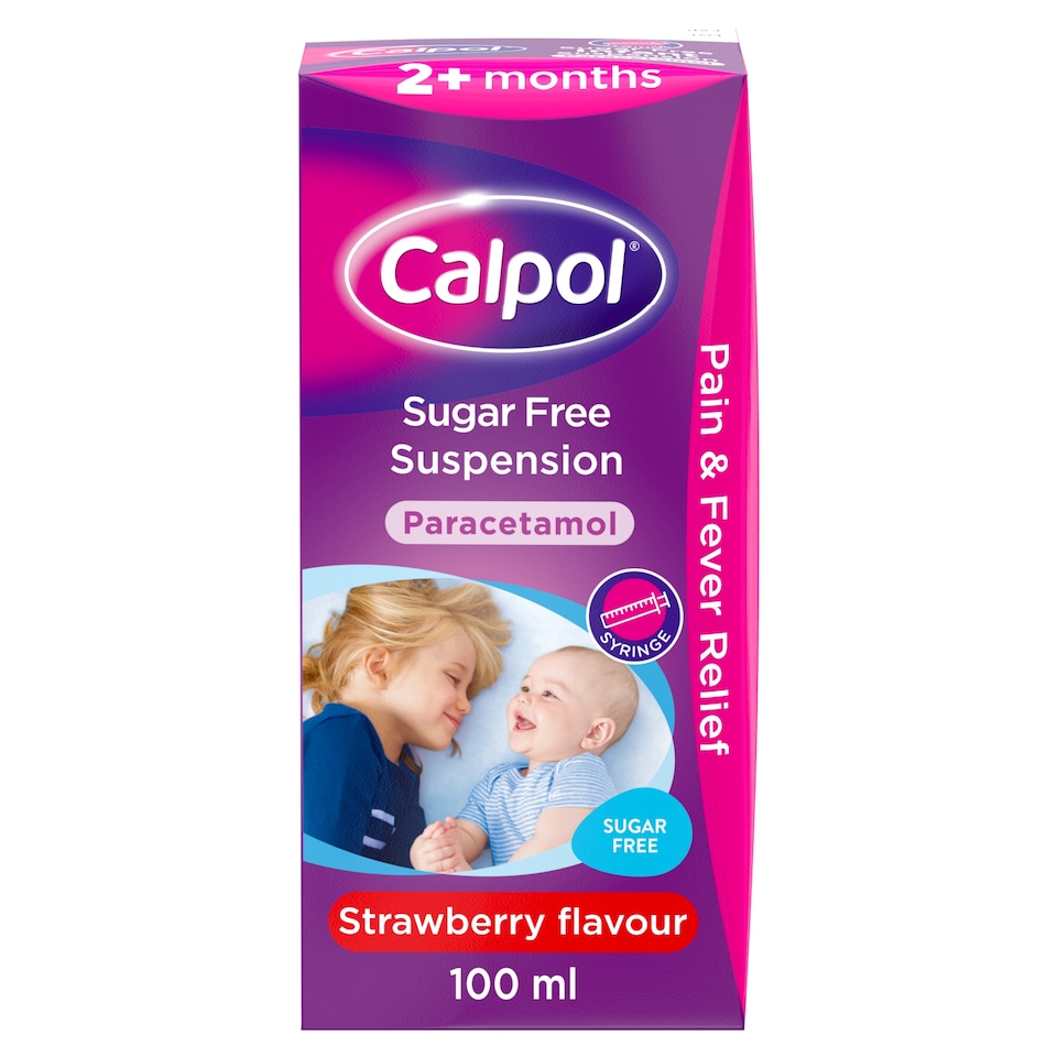 image 1 of Calpol Infant Sugar-Free Oral Suspension Paracetamol 2+ Months 100ml