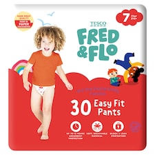 Fred & Flo Easy Fit Pants Size 7 30 Pack