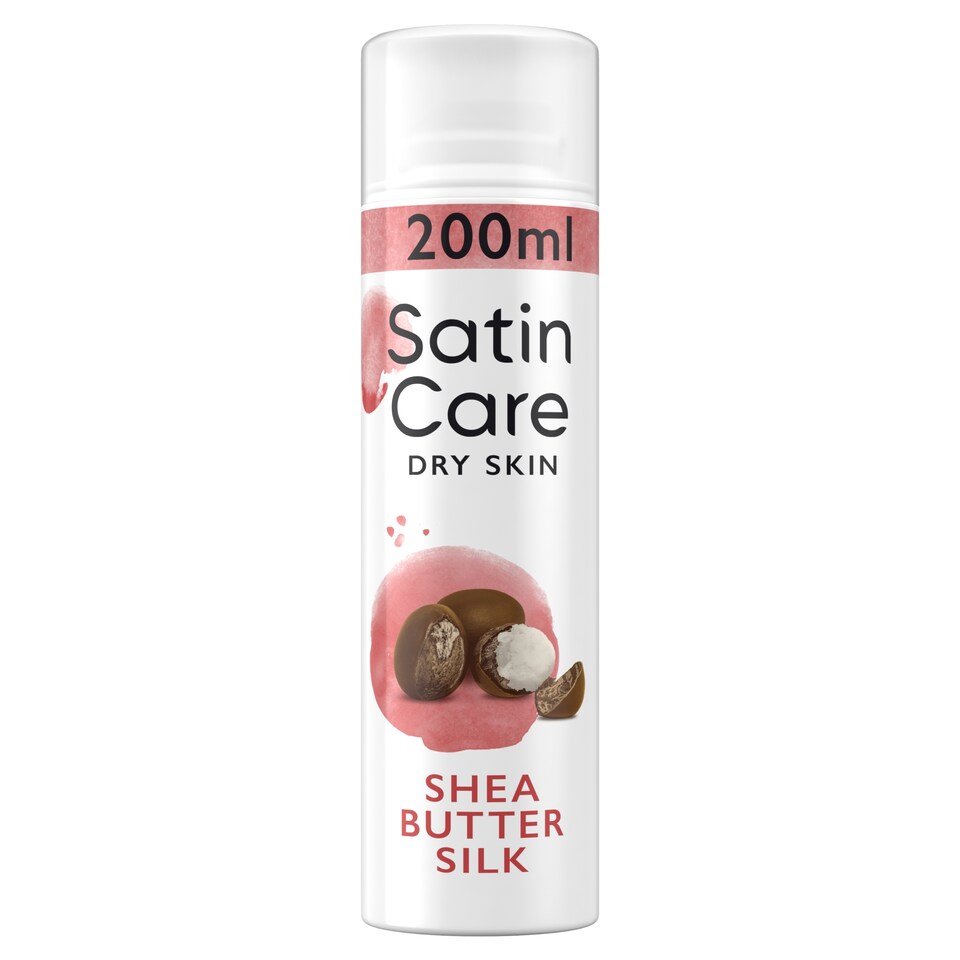 obrázok 1 z Dámsky gél na holenie Gillette Satin Care, Shea Butter Silk, 200 ml